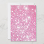 40. Geburtstag Einladungen Rose Gold Elegant Rosa (Rückseite)