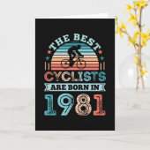 40. Geburtstag Fahrrad Geschenk Bester Radfahrer g Karte (Gelbe Blume)