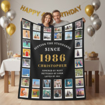 40. Geburtstag Familien Erinnerungen Foto-Collage 