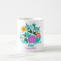 40. Geburtstag farbenfrohe moderne florale elegant