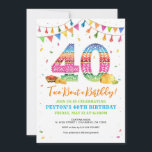 40. Geburtstag Fiesta Einladung<br><div class="desc">Taco 'Bout eine 40. Geburtstagsfeier! Das 40. Fest lädt zum Geburtstagsgal oder Typ ein! Diese digitale Einladung bietet ein individuelles Papel Picado Nummer 40 und Akzente einer bunten Fiesta Dekoration,  die echte Dekoration für das Party inspiriere!</div>