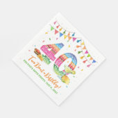 40. Geburtstag Fiesta Napkins Serviette (Ecke)