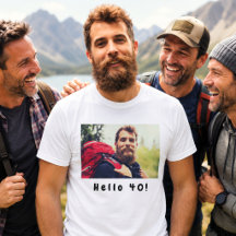 40. Geburtstag Foto Hallo 40 Typ Männer