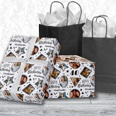 40. Geburtstag Foto Wrapping Paper Geschenkpapier