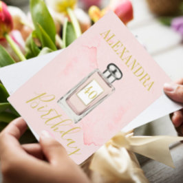40. Geburtstag Französischer Chic Parfüm Monogram Einladung