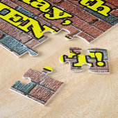 40. Geburtstag: Fun Graffiti-Inspiriert Regenbogen Puzzle (Seite)