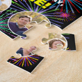 40. Geburtstag: Fun Rainbow #, Individuelle Name + Puzzle (Seite)