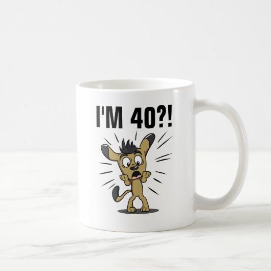 40. Geburtstag Funny Coffee Mugs Kaffeetasse (Rechts)