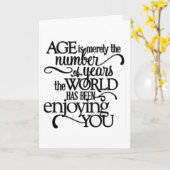 **40.** GEBURTSTAG FÜR EINE SEHR *BESONDERE PERSON KARTE (Gelbe Blume)