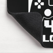 40. Geburtstag für Männer Stufe 40 Unverriegelter Mousepad (Ecke)