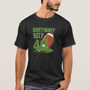 40. Geburtstag Fußball Spieler Feier 40 Jahr T-Shirt
