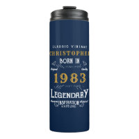 40. Geburtstag Geboren 1983 Legend Blue Gold Add N
