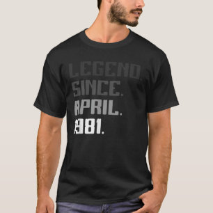 40. Geburtstag Geschenke 40 Jahre alte Legende sei T-Shirt