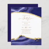 40. Geburtstag Glitzer Agate Girly Design (Vorne/Hinten)