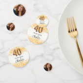 40. Geburtstag Glitzer Konfetti (Gruppe)