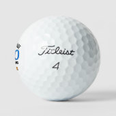40. Geburtstag Golf Balls 40 Jahre Sonnengeschenk Golfball (Logo)