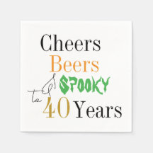 40. Geburtstag Halloween Cheers Spooky Party