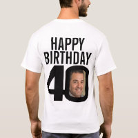 40. Geburtstag individuelle Name ab und zu Foto