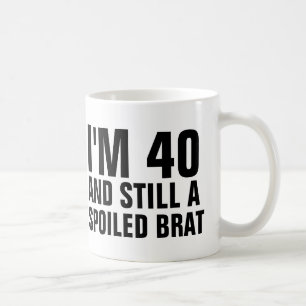 40. GEBURTSTAG, KAFFEE MUGS, BRAT KAFFEETASSE