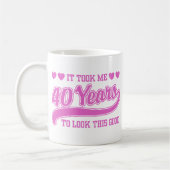 40. Geburtstag Kaffeetasse (Links)