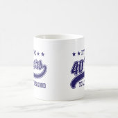 40. Geburtstag Kaffeetasse (Mittel)