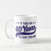 40. Geburtstag Kaffeetasse (Links)