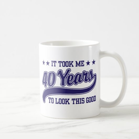 40. Geburtstag Kaffeetasse (Rechts)