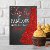 40. Geburtstag Karte