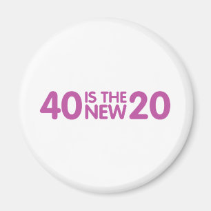 40. Geburtstag Magnet