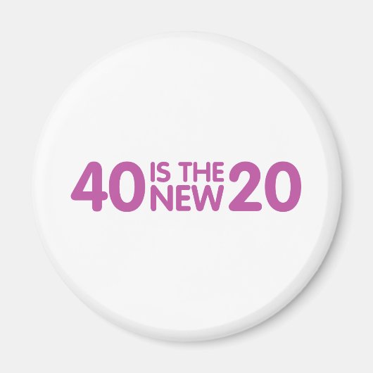 40. Geburtstag Magnet (Vorne)