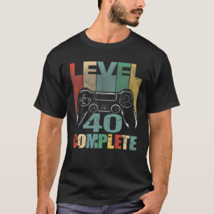 40 Geburtstag Mann 40 Jahre 1980 Männer Party Leve T-Shirt