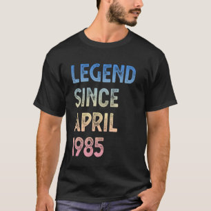 40. Geburtstag Männer Frauen Legende seit April 19 T-Shirt