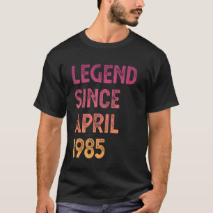 40. Geburtstag Männer Frauen Legende seit April 19 T-Shirt