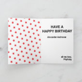 40. Geburtstag 💪 🤣 Mens Funny Bodybuilder Muscle Karte (Innenseite)