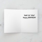 **40. GEBURTSTAG** MIT KOMPLIMENTEN GALORE! KARTE (Innenseite)