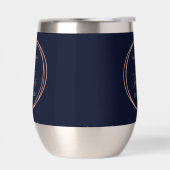 40. Geburtstag Navy Rose Gold Partygeschenk (Links)