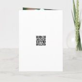 40. Geburtstag Neon-Partylichter Karte (Rückseite)