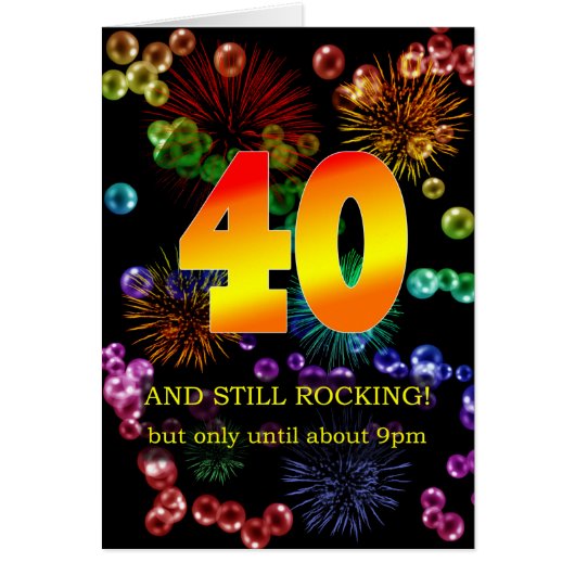 40. Geburtstag noch rocken (Vorne)