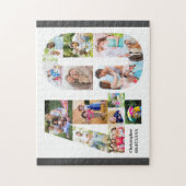 40. Geburtstag Nummer 40 FotoCollage 15 Foto Puzzle (Vertikal)