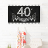 40. Geburtstag Party Banner (Insitu)