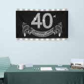 40. Geburtstag Party Banner (Messeveranstaltung)