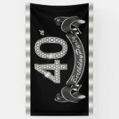 40. Geburtstag Party Banner (Vertikal)