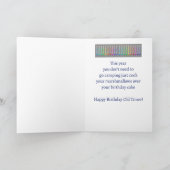 40. Geburtstag Party Camping Campfire Alte Timer Karte (Innenseite)