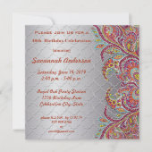 40. Geburtstag Party Einladung (Vorderseite)