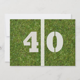 40. Geburtstag Party! Einladung individuell einste