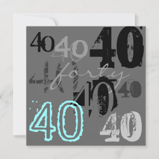 40. Geburtstag Party Einladungen