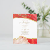 40. Geburtstag Party Einladungen Glitzer Glamour (Stehend Vorderseite)