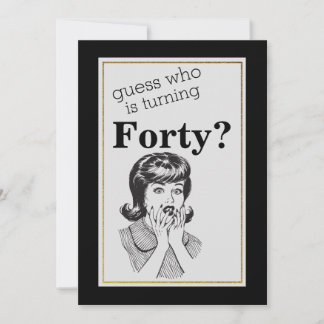 40. Geburtstag Party Funny Fab Frauen Geburtstag Einladung