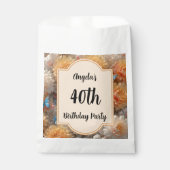 40. Geburtstag Party Geschenktütchen (Vorderseite)