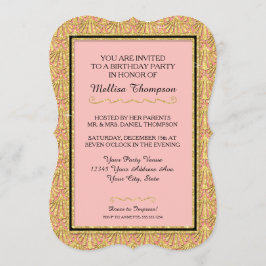 40. Geburtstag Party Glam Great Gatsby Style Einladung